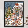Christmas Eve Rabbit-11CT Stamped Cross Stitch 55*70cm/21.65*27.56in(Big Size) tapestrymarket