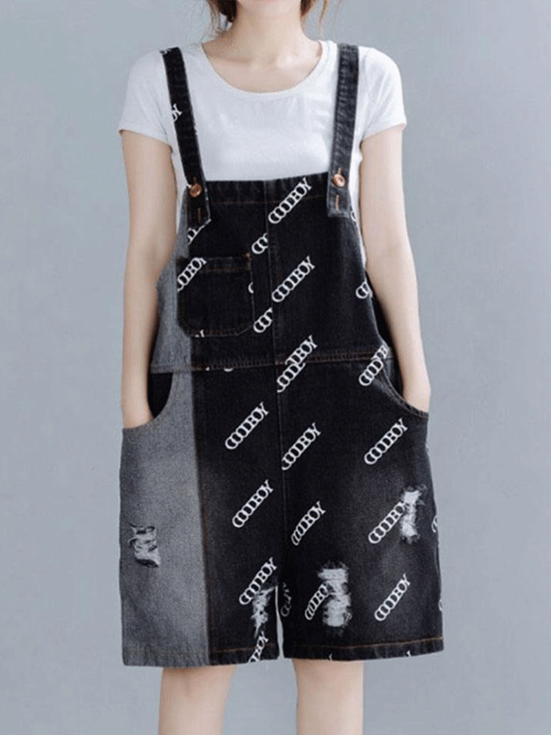 Follow Your Passion Romper Overall Dungarees