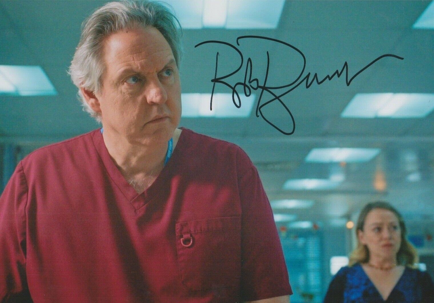 Bob Barrett **HAND SIGNED** 8x12 Photo Poster painting ~ Holby City ~ AUTOGRAPHED