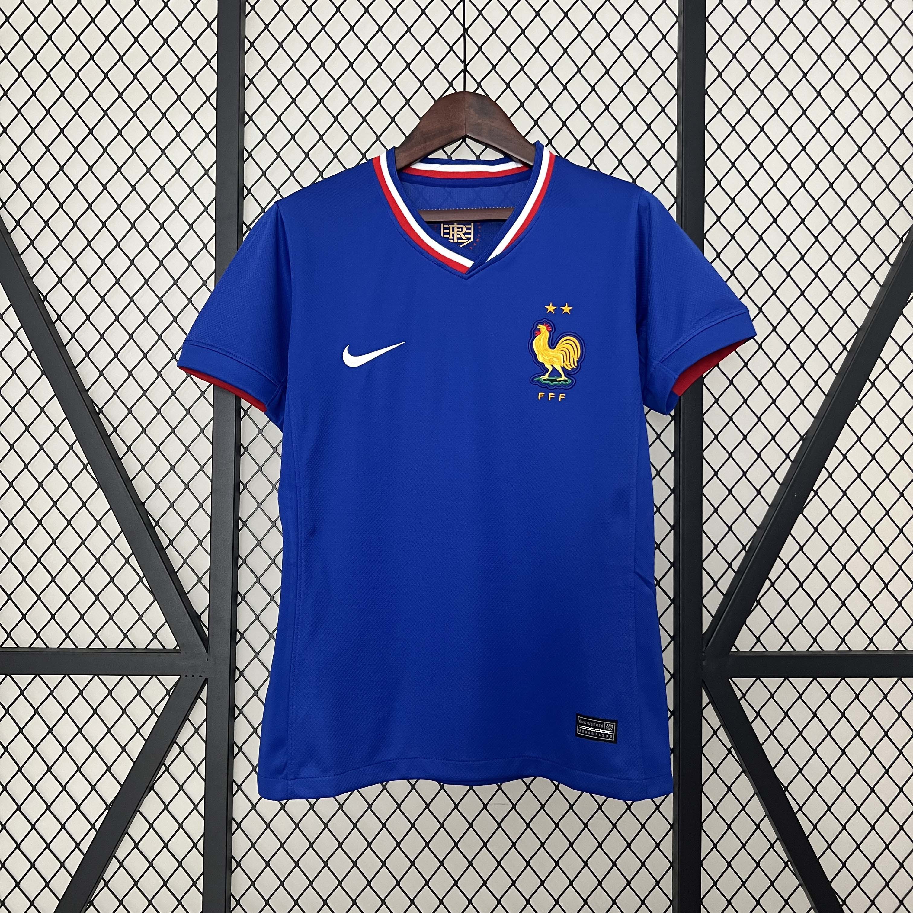 2024 Women France Home Football Shirt 1:1 Thai Quality