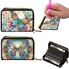 2pcs Butterfly Pattern Diamond Painting Fashion Card Holder Compact Coin Purse