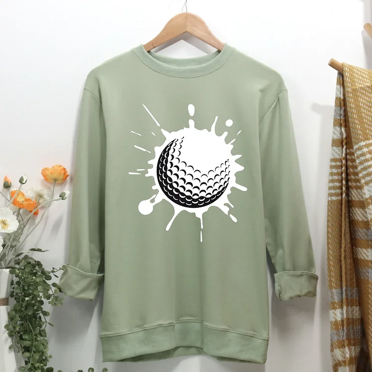 Golf print splash Women Casual Sweatshirt