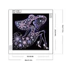 Elegante Dame - speziell geformte Diamond Painting - 30*30cm
