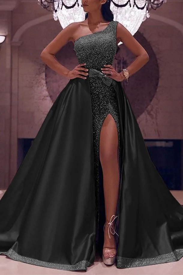 Sexy One-shoulder Sleeveless Dress