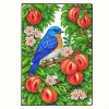Bird 5D DIY Diamond Art Painting Notebook Kit 50 Pages A5 Rhinestone Art Painting Notebook Kit for Adults Beginners Holiday Birthday Gift