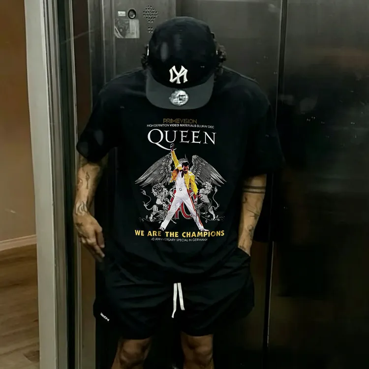 Primevision, Queen, We are the champions, 30 anniversary special in germany Printed Men's T-shirt