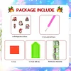 6Pcs Diamond Painting Acrylic Christmas Fridge Stickers Magnets Decals for Home Decor
