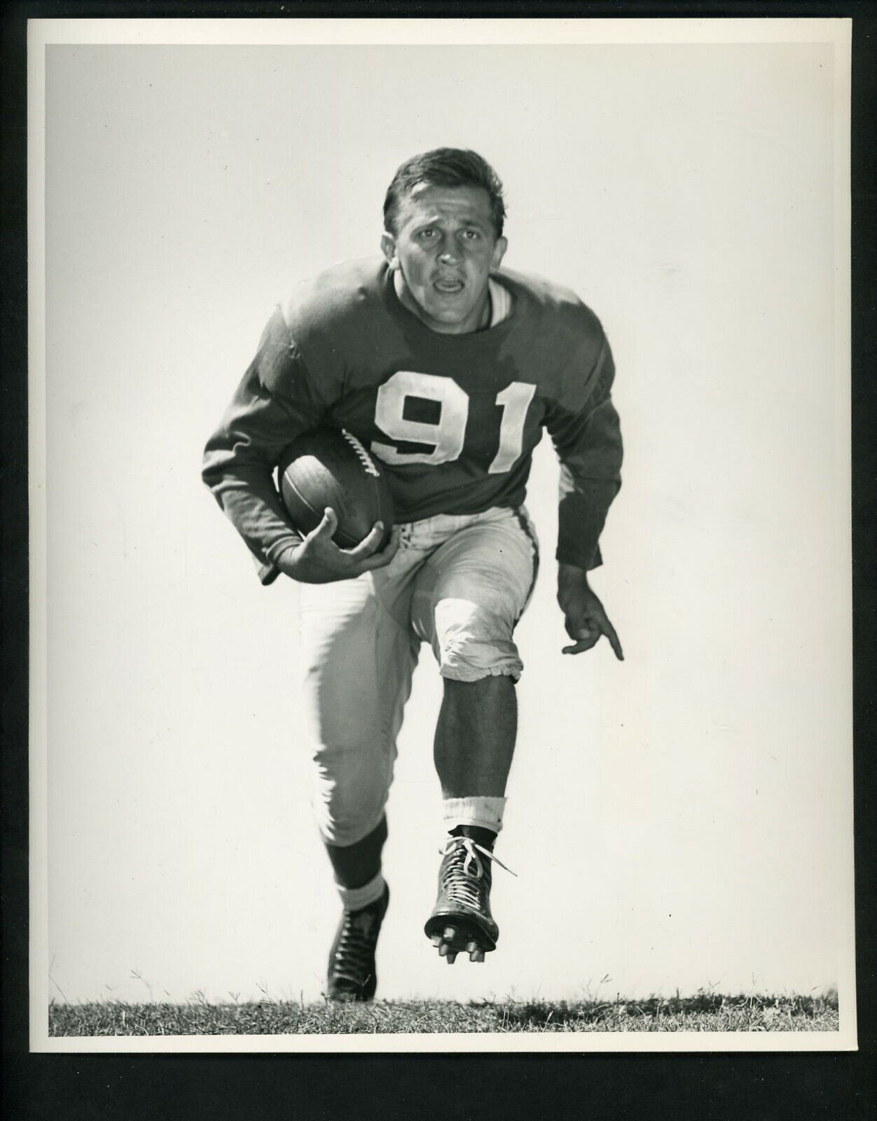 John Strzykalski Official San Francisco 49ers 1951 Type 1 Press Photo Poster painting 2b2b