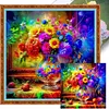 Colorful Flowers-11CT Stamped Cross Stitch 45*45cm tapestrymarket
