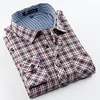 2020 Plaid Single Pocket Shirt