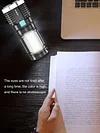IPX4 Waterproof Torch Light with 4 Modes with COB Work Light for Hiking Camping