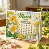 DIY 2027 Diamond Painting Calendar Art Kit Paper Desk Calendar Desktop Decoration Craft Kit