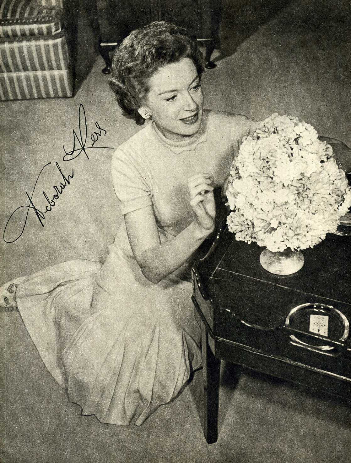 DEBORAH KERR Signed Photo Poster paintinggraph - Film Star Actress - preprint