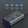 12V/24V To AC 220V Auto Converter Digital Display Auto Power Inversor 4 USB Port