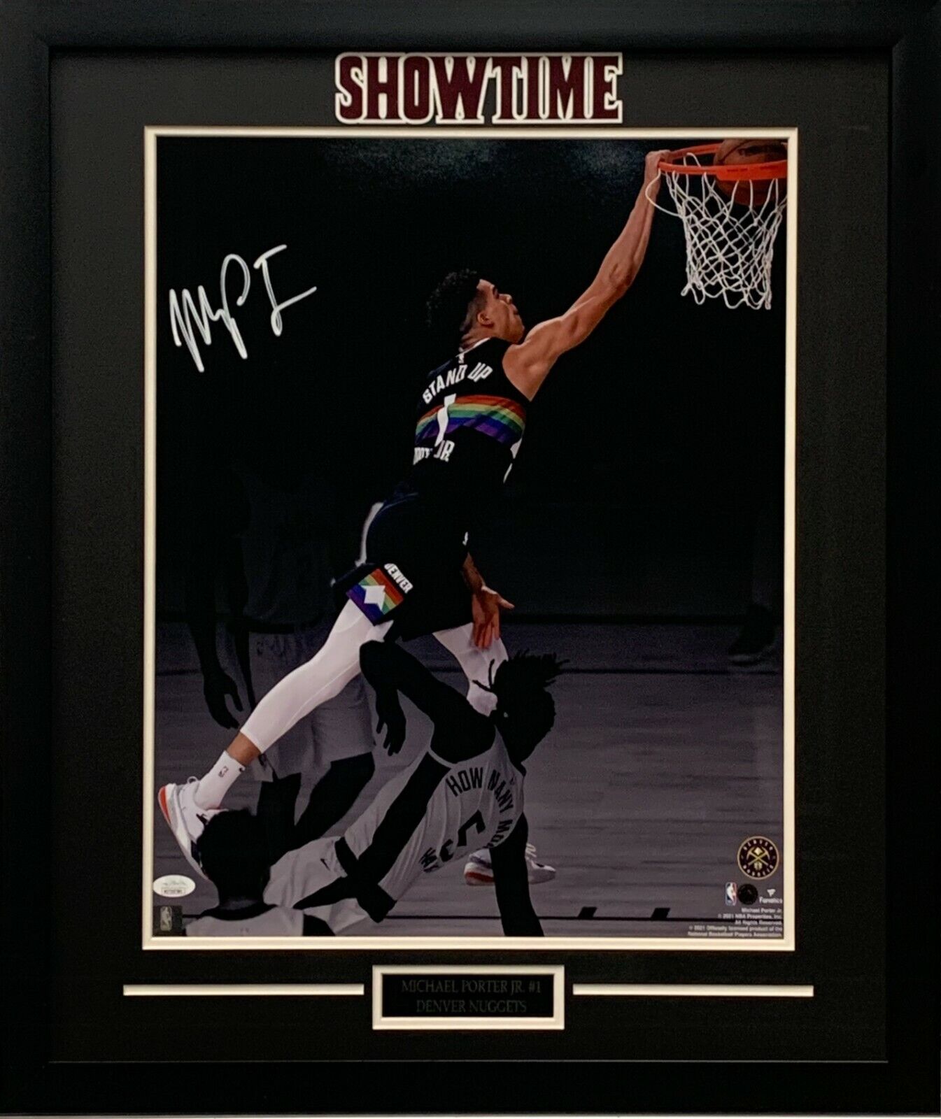 Michael Porter Jr. autographed signed framed 16x20 Photo Poster painting Denver Nuggets JSA COA