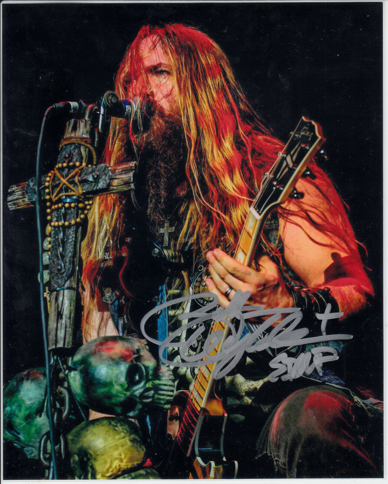 Zakk Wylde Signed Autograph 8