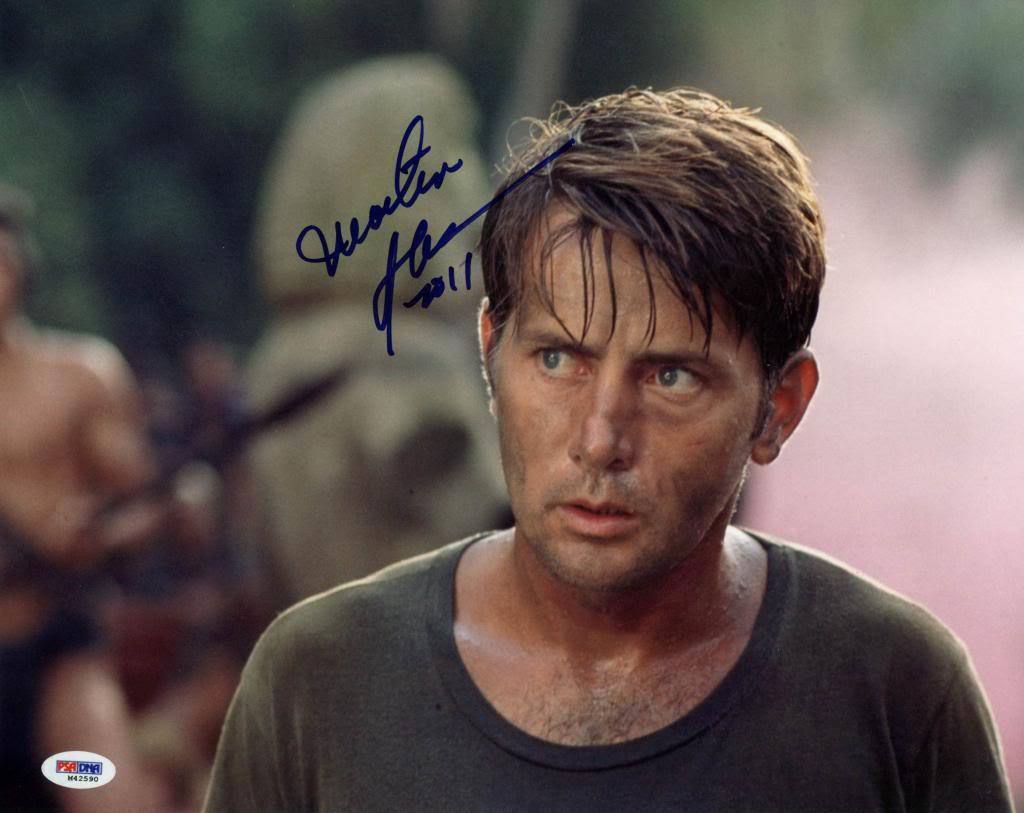 Martin Sheen Apocalypse Now Signed Authentic 11X14 Photo Poster painting PSA/DNA #M42590