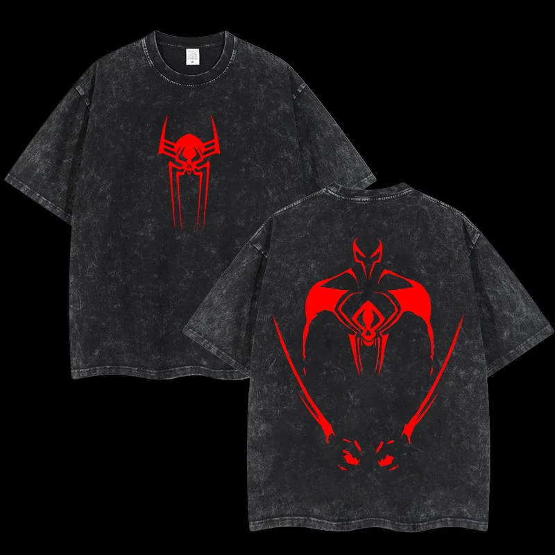 Spider-Man Printed Unisex Washed T-Shirt
