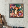 Diamond Painting-DIY Full Round Drill Autumn Elk（40*40CM）