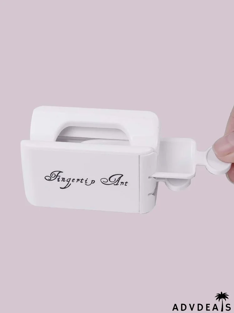 Nail Art Glittering Powder Recycling Box