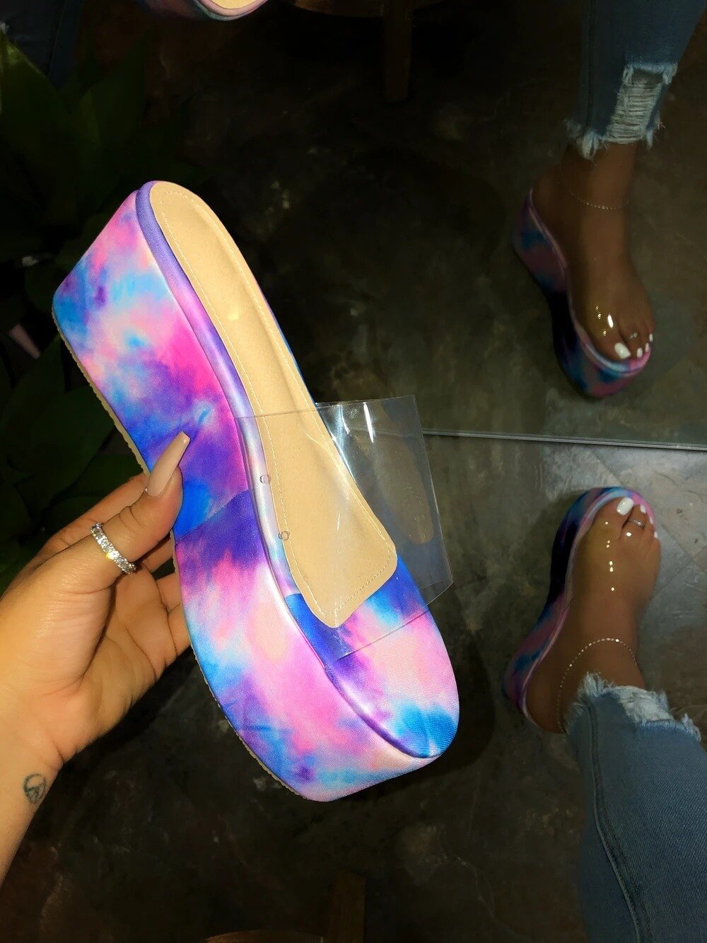 Shoes Woman Sandals Summer Platform Ladies Sandals For Women 2021 Female Waterproof Wedge Fashion Sandles Sandalias Mujer