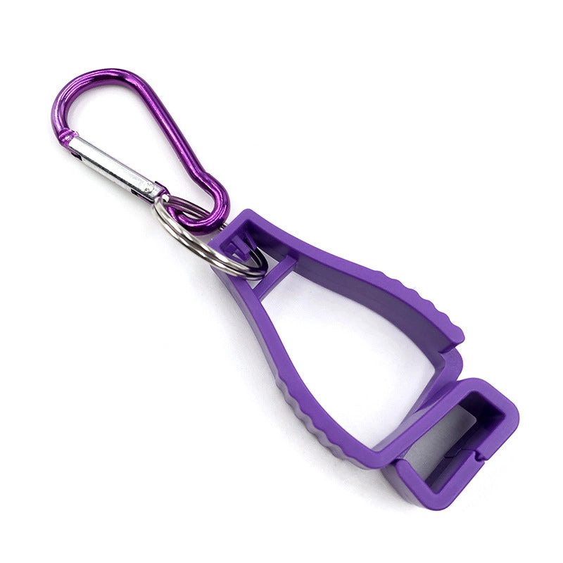 Glove Clip Labor Protection Multi-function Fastener Hook Outdoor Work Clip Anti-loss Buckle Gloveclip Black
