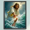 Jesus Saves-11CT Stamped Cross Stitch 40*50cm/15.75*19.69in tapestrymarket