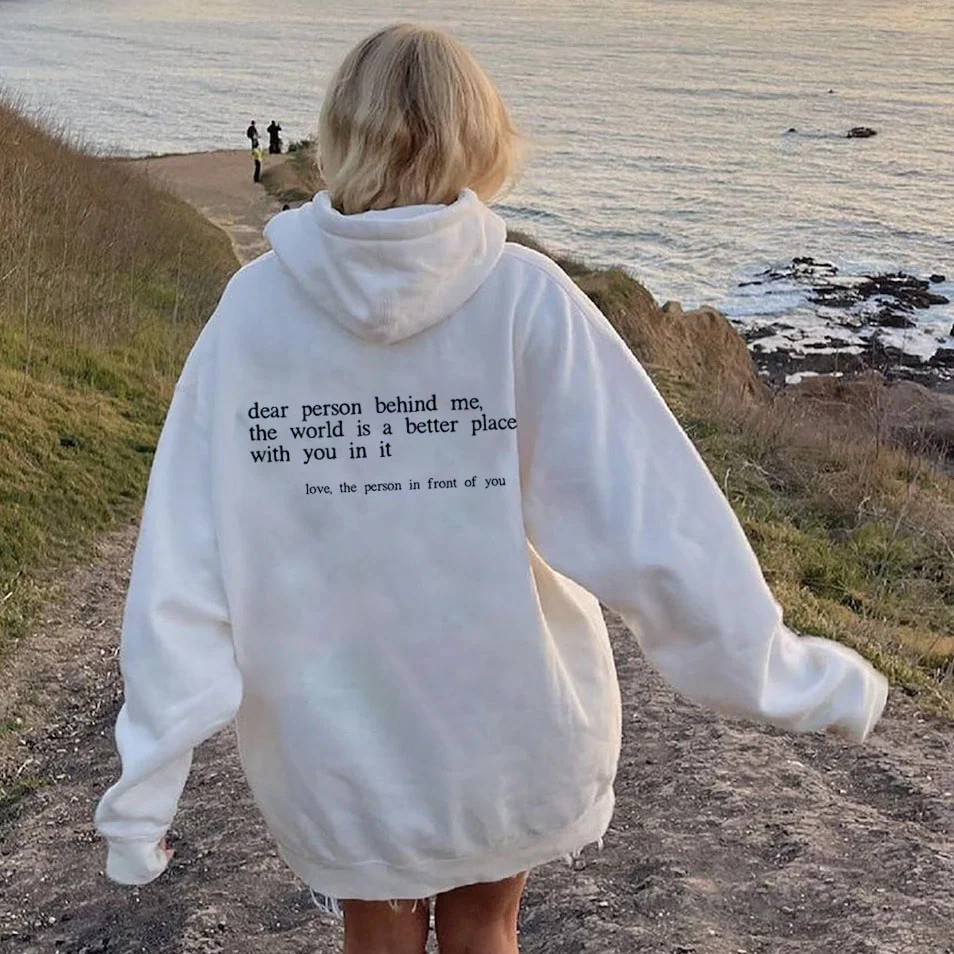 Girl Dear Person Behind Me Hoodie