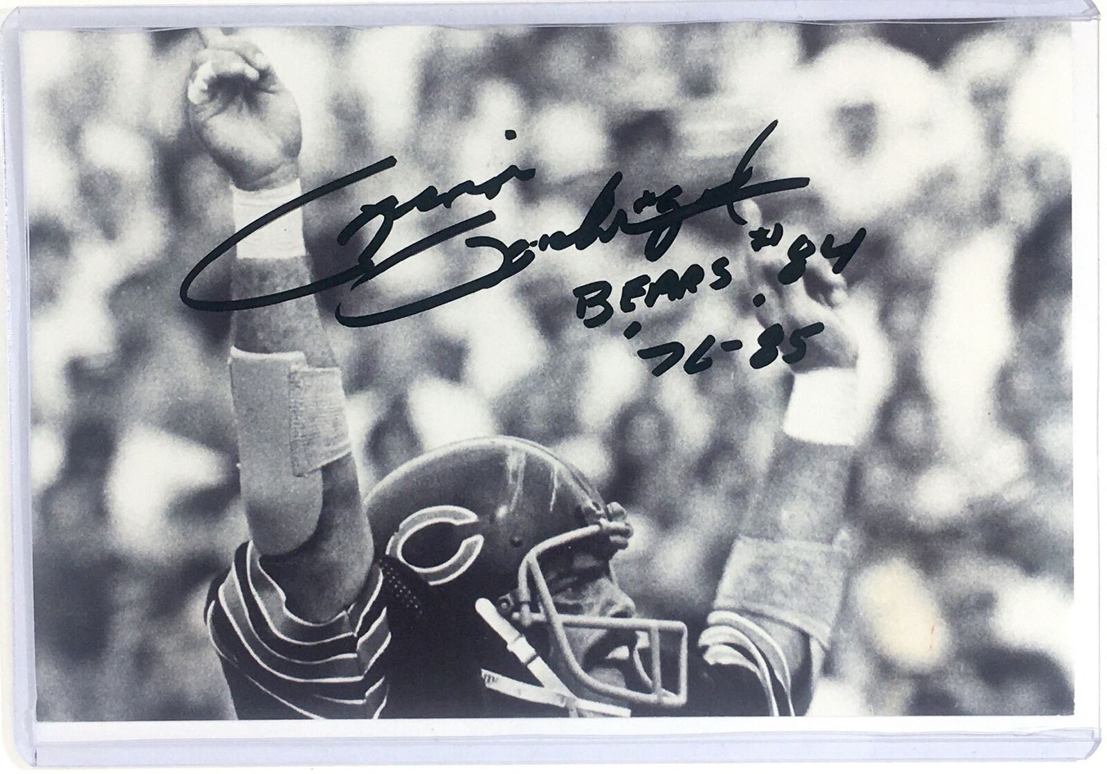 Brian Baschnagel Signed 4x6 Photo Poster painting Chicago Bears 1985 SB XX Ohio State Buckeyes