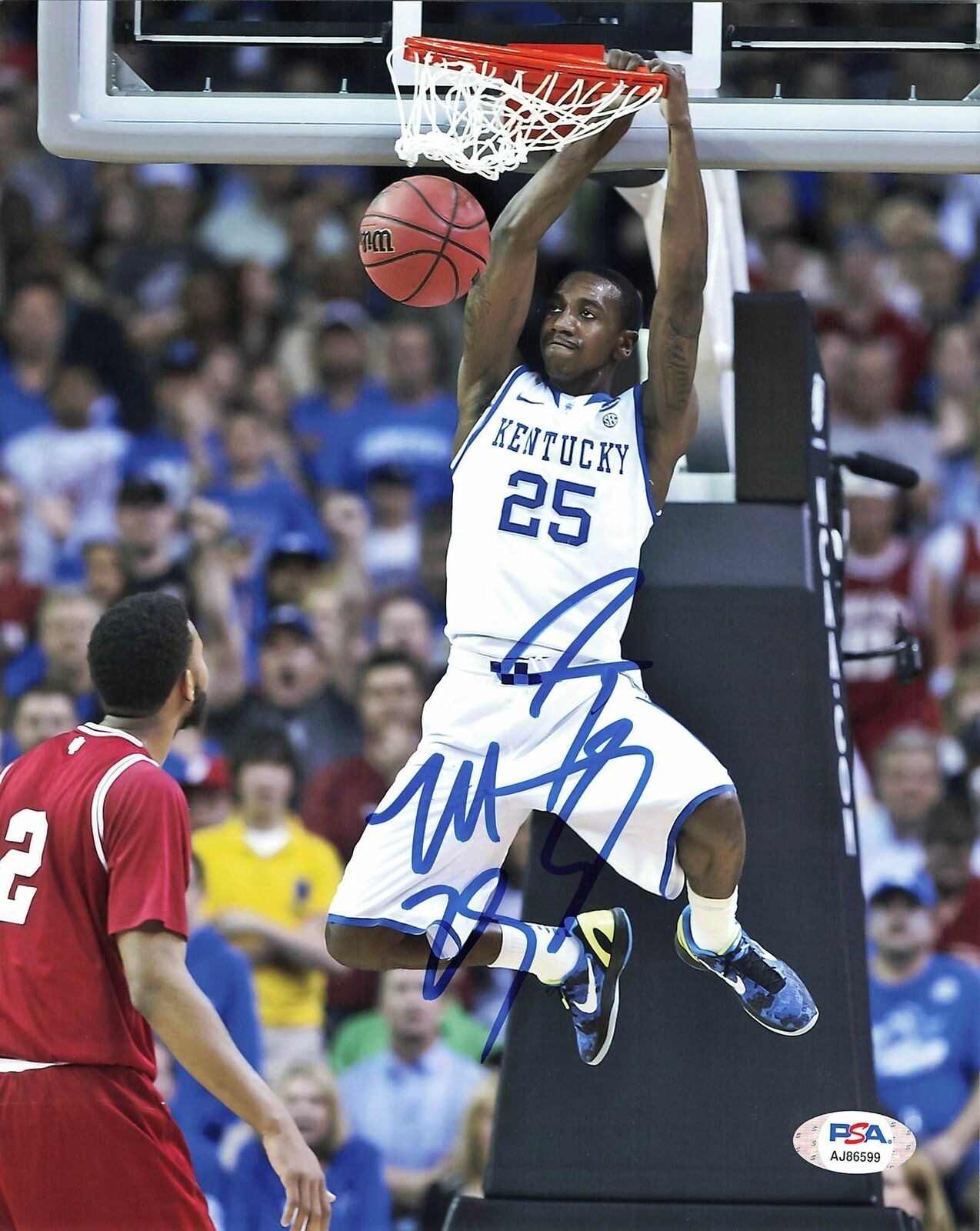 MARQUIS TEAGUE signed 8x10 Photo Poster painting PSA/DNA Kentucky Wildcats Autographed