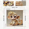 Diamond Painting-DIY Crystal Rhinestone Golden Monkey
