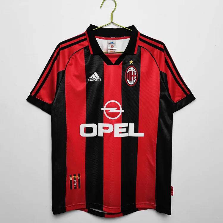 1998/99 AC Milan Home Retro Shirt