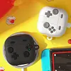 Cute Case Cover for Samsung Galaxy Buds4/4Pro Earbuds Silicone Protective Case with Keychain Shockproof Cartoon Game Design