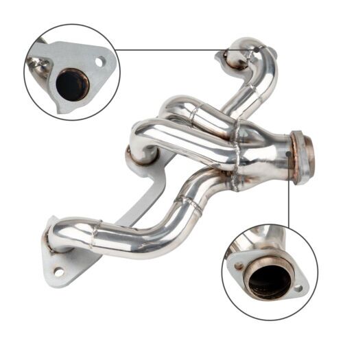 Performance Polished Stainless Steel Exhaust Headers Manifold System