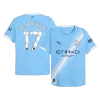 DE BRUYNE #17 Manchester City Home Authentic Soccer Jersey 2025/26