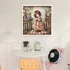 (Multi-Style) Girl and Grandma-11CT Stamped Cross Stitch 45*45cm/17.72*17.72in