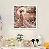 Japanese Beauty-11CT Stamped Cross Stitch 50*50cm/19.69*19.69in