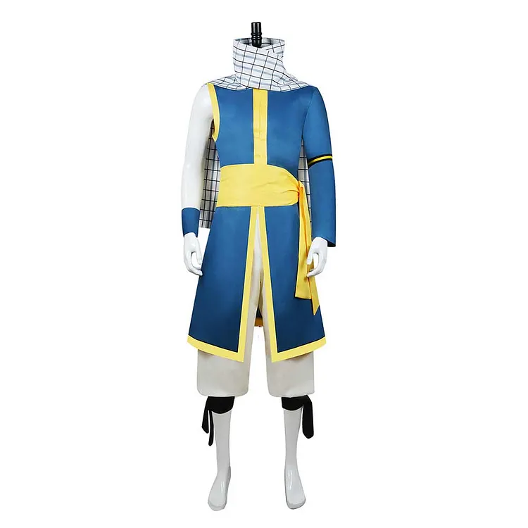 Dragneel Blue Outfits Cosplay Costume Halloween Carnival Suit
