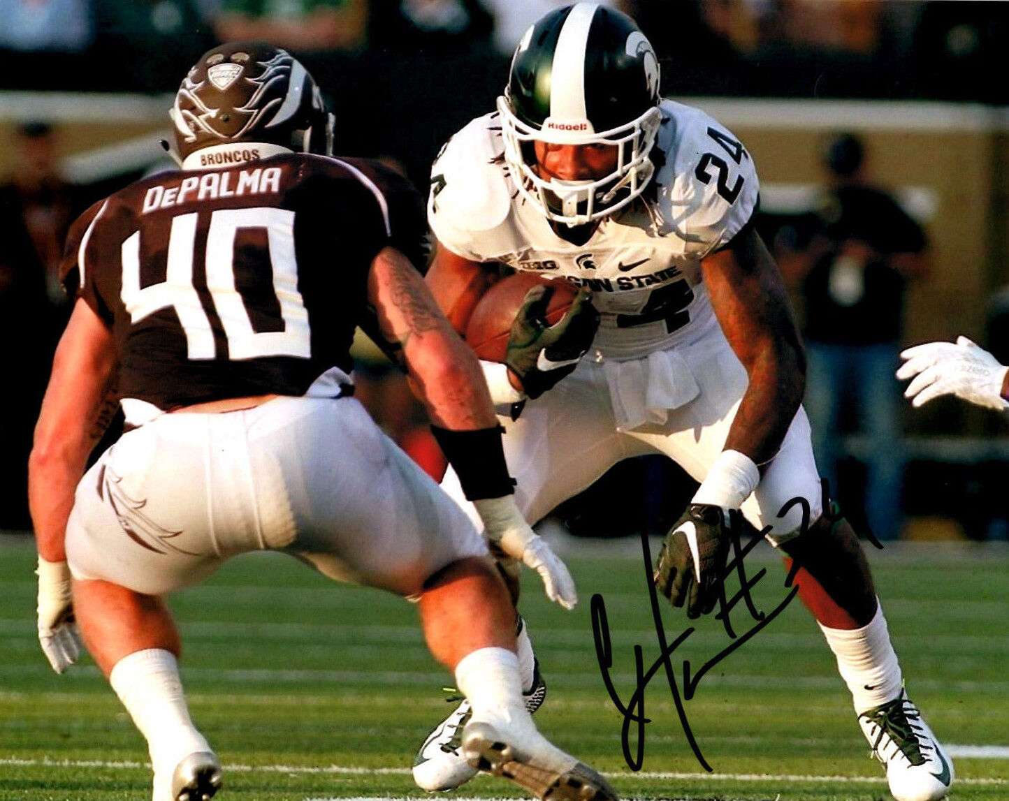 Gerald Holmes Michigan State Spartans football autographed signed 8x10 MSU