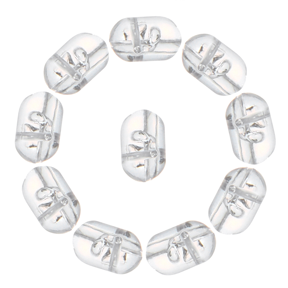 

100pcs Transparent Cross Pearl T-type Swivel Fishing Beads, 501 Original