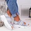 Gioiacombo&trade; Nuovi sandali da donna 2022 Piattaforma con tacchi alti Scarpe da donna Estate Casual Scarpe sportive da donna Sandali da donna aperti a maglia