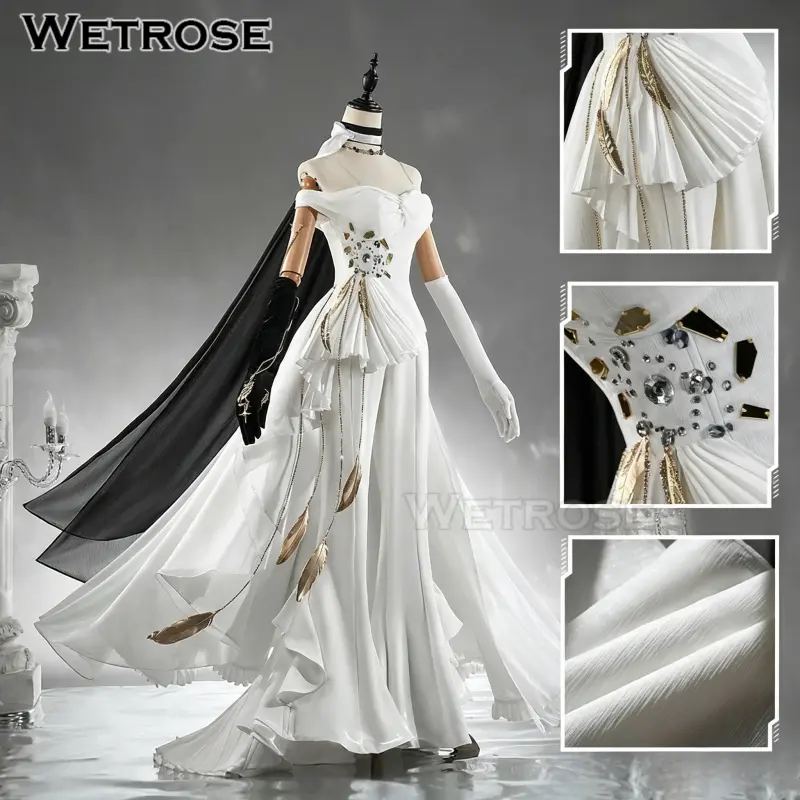 [Wetrose] Pre-Order Arknights Skadi Fluorescent Dream Game Outfit Cosplay Costume 