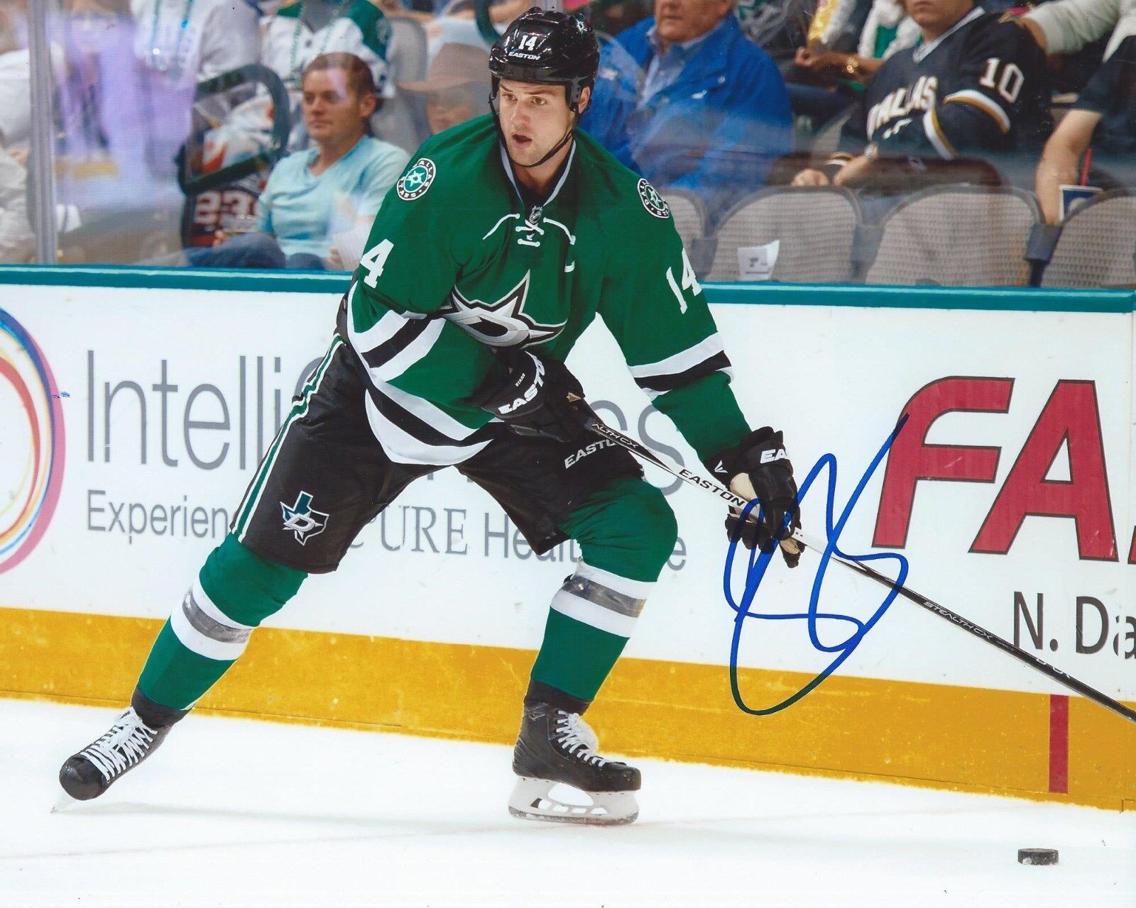 Jamie Benn Signed 8x10 Photo Poster painting Dallas Stars Autographed COA B