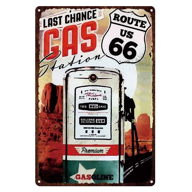 Gas Oil - Vintage Tin Signs/Wooden Signs - 8*12Inch/12*16Inch