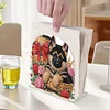 Acrylic Napkin Holder Diamond Painting Kit for Home Table Decor (Gift Puppy)