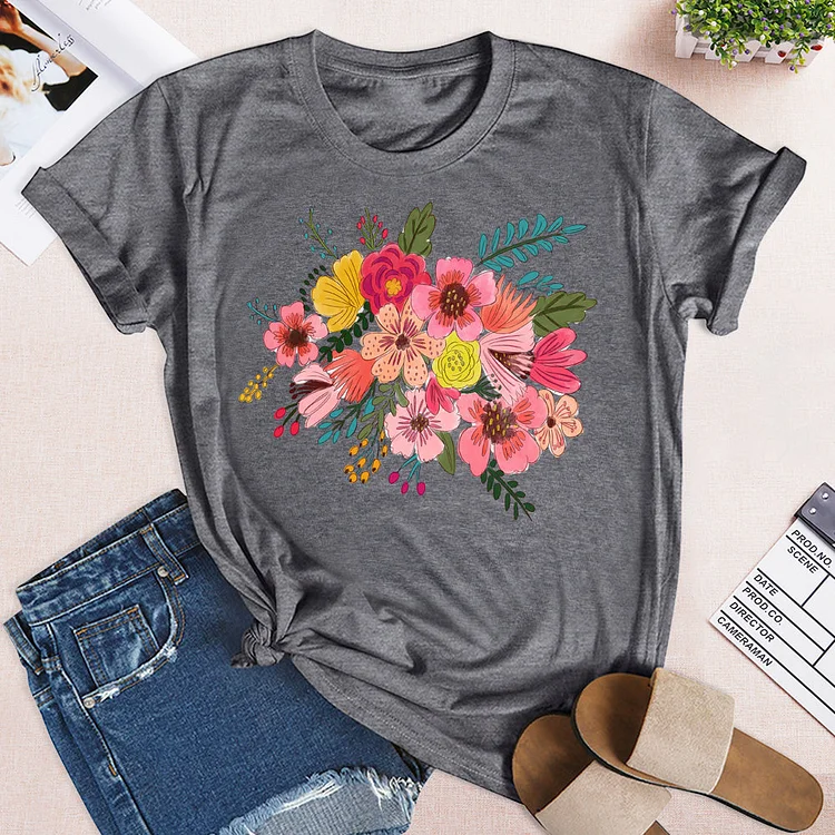 ANB - Love flower T-Shirt-06039