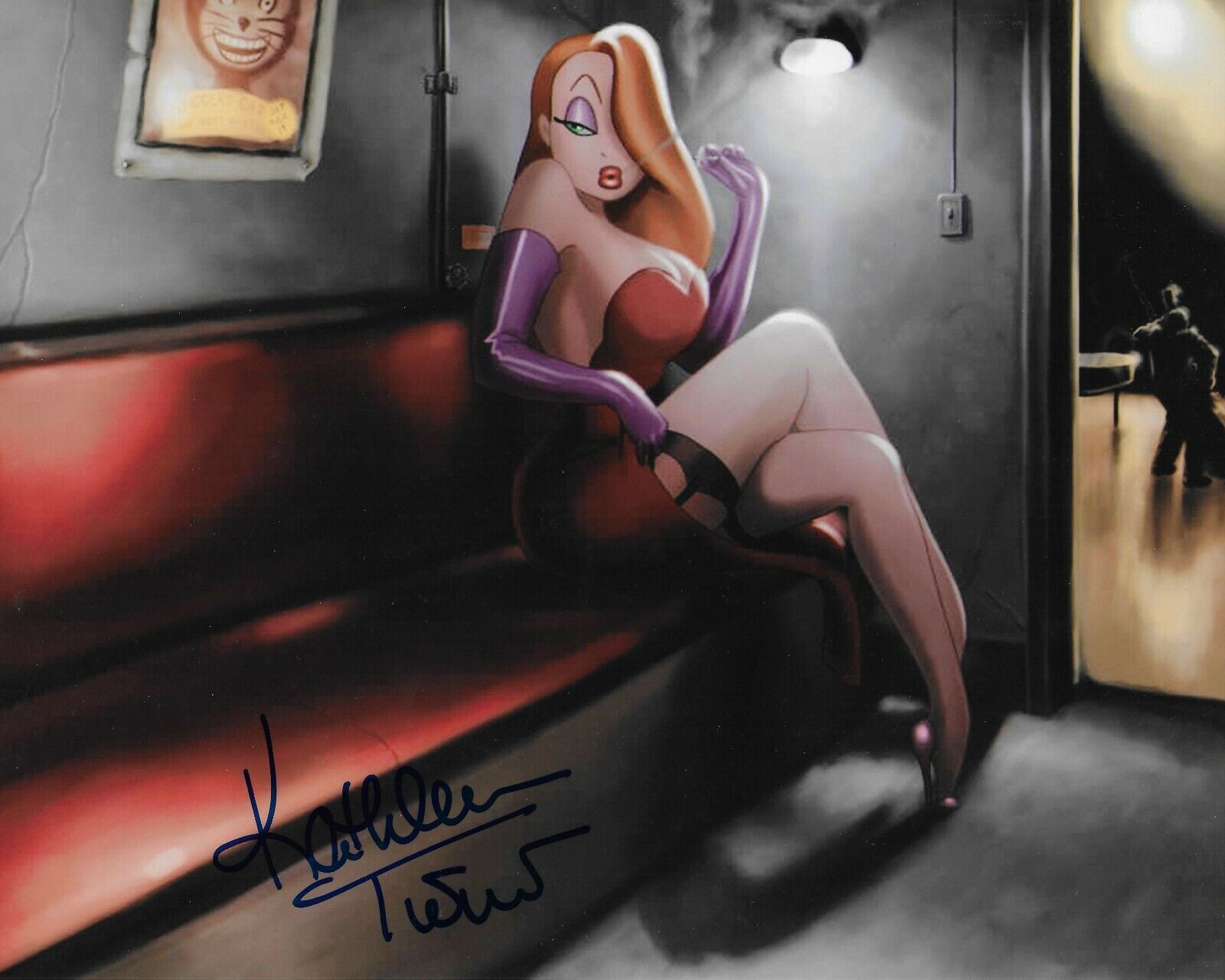 Kathleen Turner Who Framed Roger Rabbit Original Autographed 8X10 Photo Poster painting #5