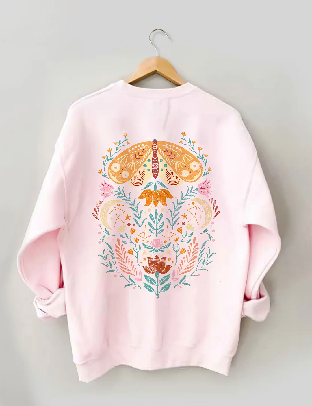 Celestial Moth Butterfly Sweatshirt