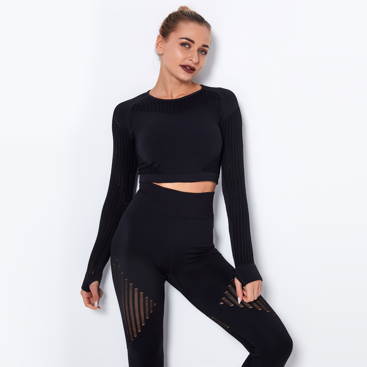 Hergymclothing athletic crop tee