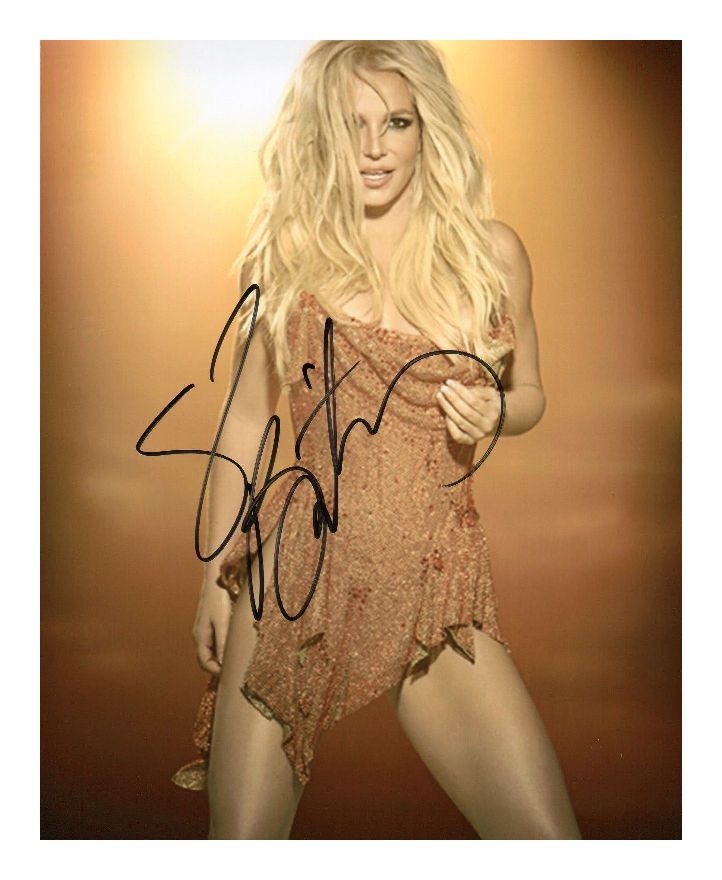 BRITNEY SPEARS AUTOGRAPHED SIGNED A4 PP POSTER Photo Poster painting PRINT 14